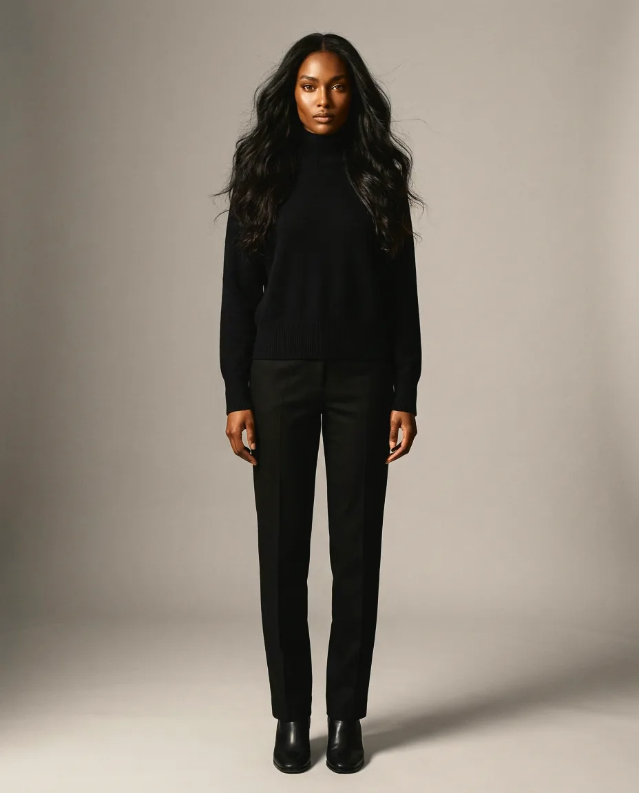 You're My Lobster — Pullover met rolkraag studio Black