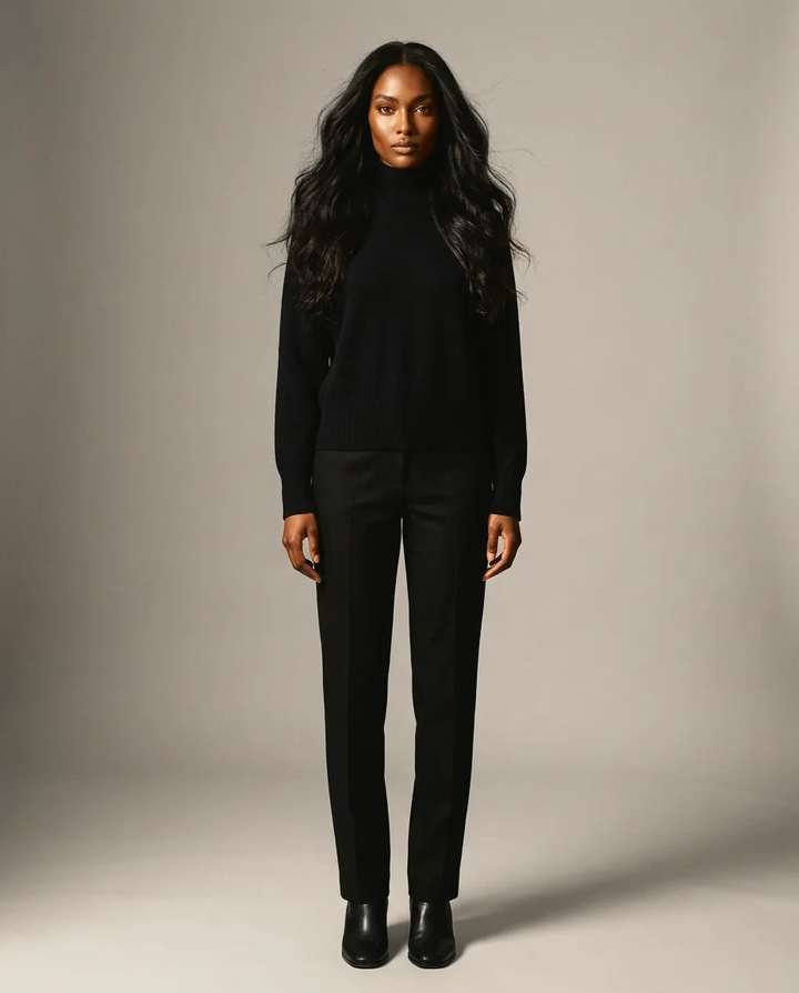 You're My Lobster — Pullover met rolkraag studio Black