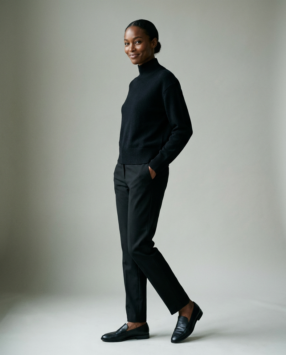 You're My Lobster — Pullover met rolkraag studio Black