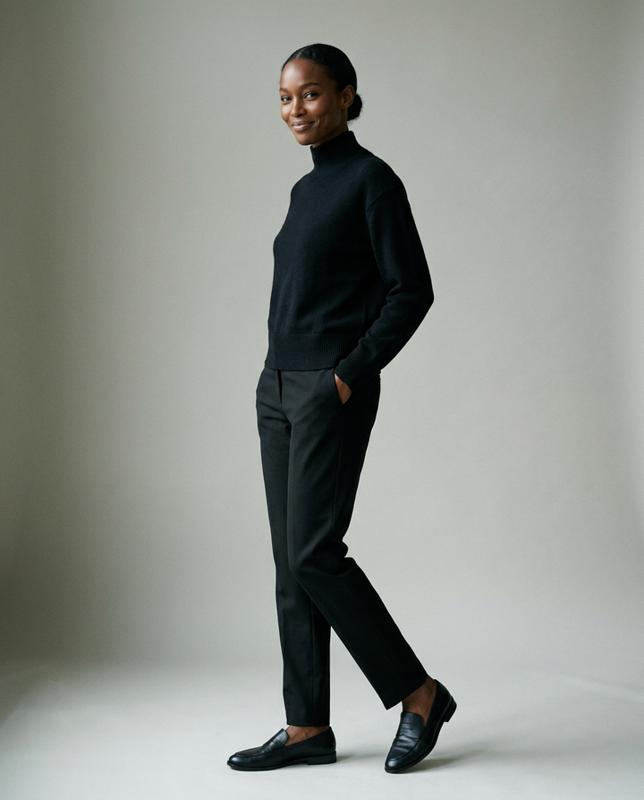 You're My Lobster — Pullover met rolkraag studio Black