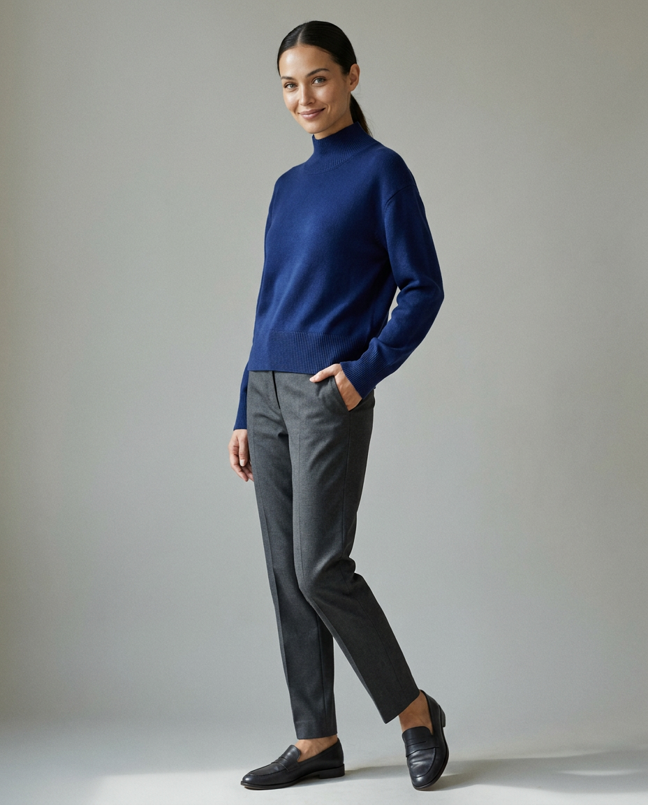 You're My Lobster — Pullover met rolkraag studio Dark blue