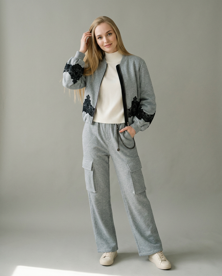 You're My Lobster — Pullover met rolkraag studio look ecru