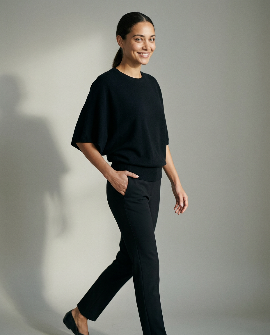 You're My Lobster — Pullover cape stijl studio Black