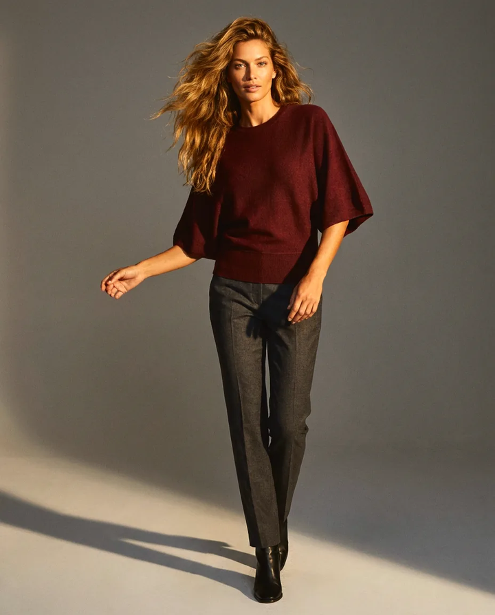 You're My Lobster — Pullover cape stijl studio Maroon