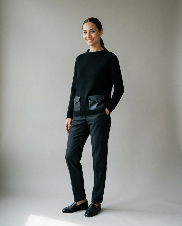 You're My Lobster — Pull met lederlook zakjes studio