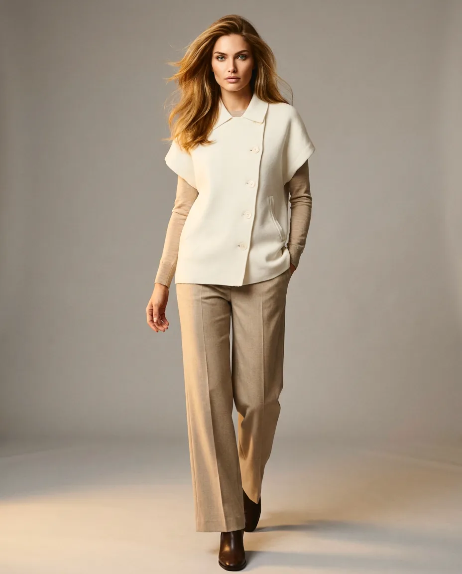You're My Lobster — Vest met knopen studio Ecru