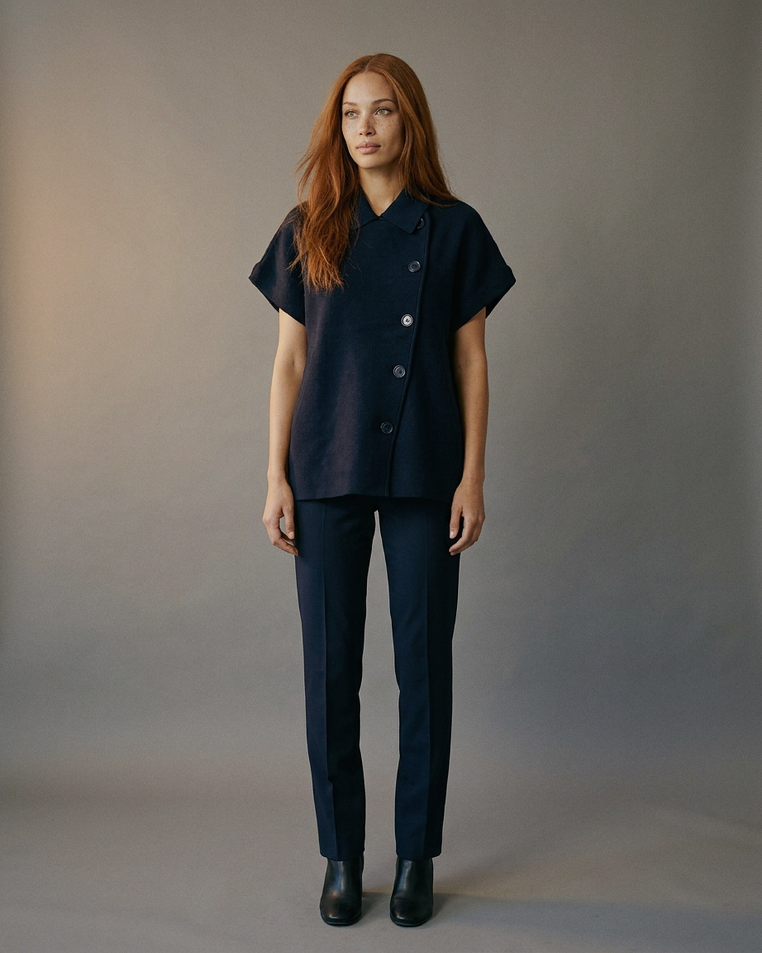 You're My Lobster — Vest met knopen studio Navy
