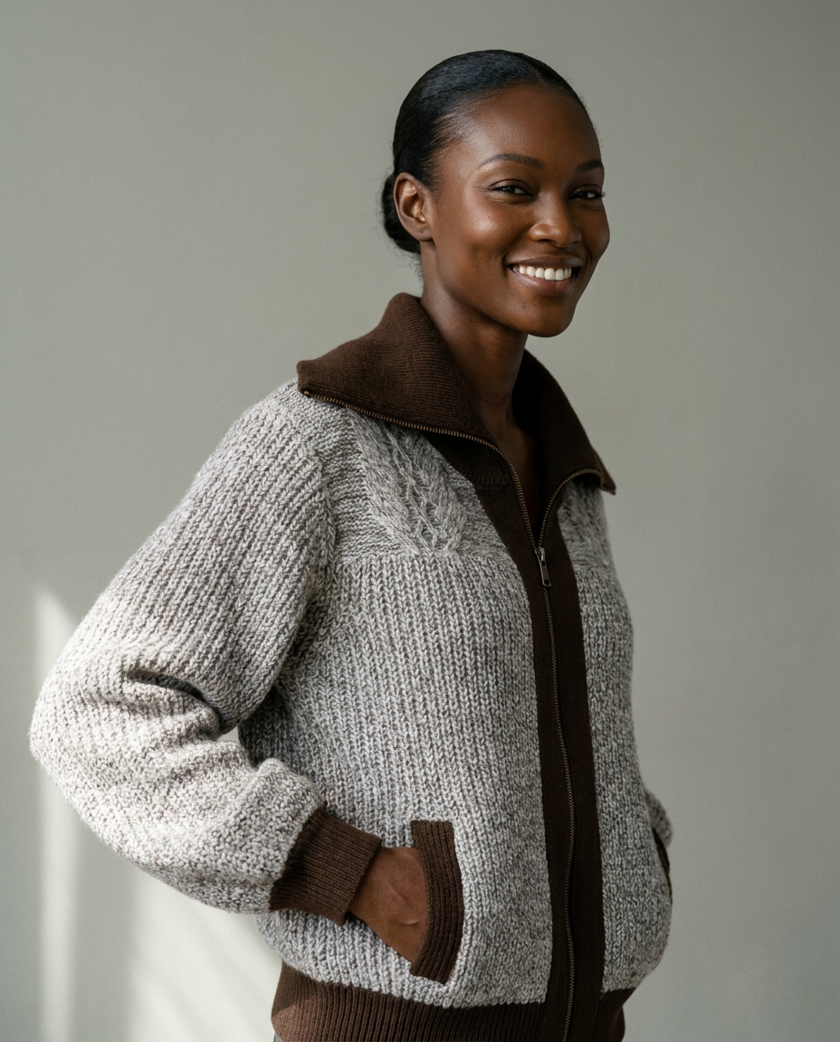 You're My Lobster — Cardigan met rits studio