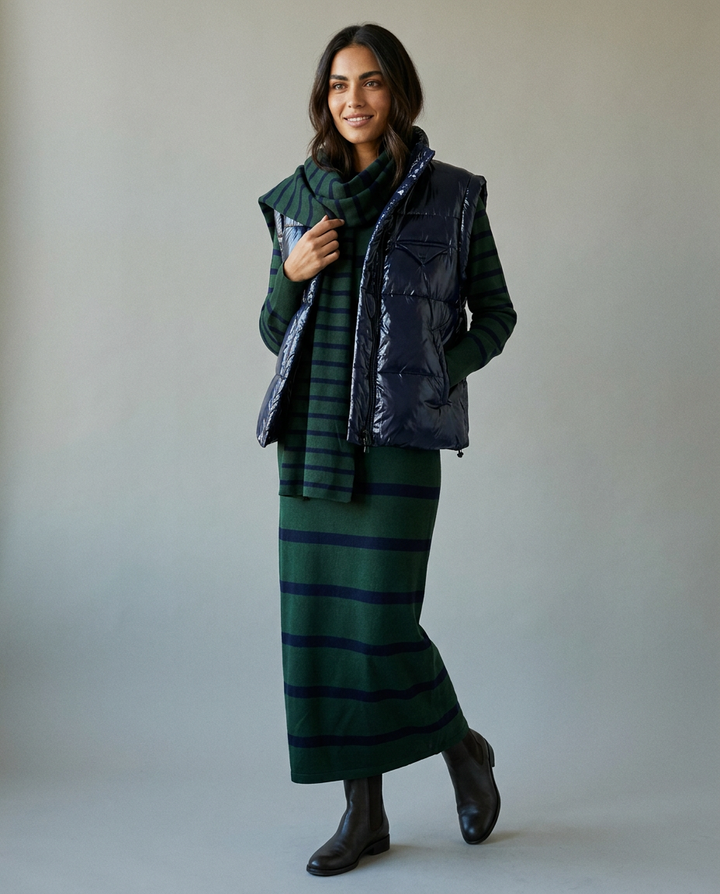You're My Lobster — Laqué bodywarmer studio look navy