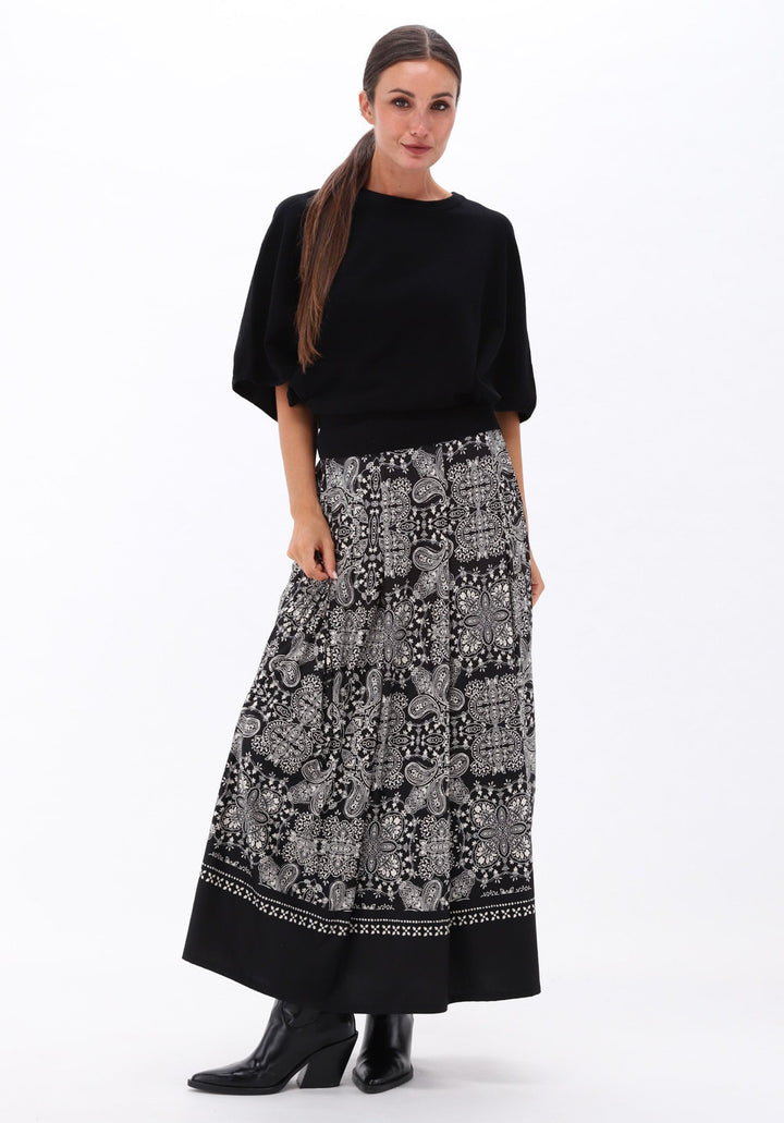 You're My Lobster — Maxi rok met paisley print — campagnebeeld P152
