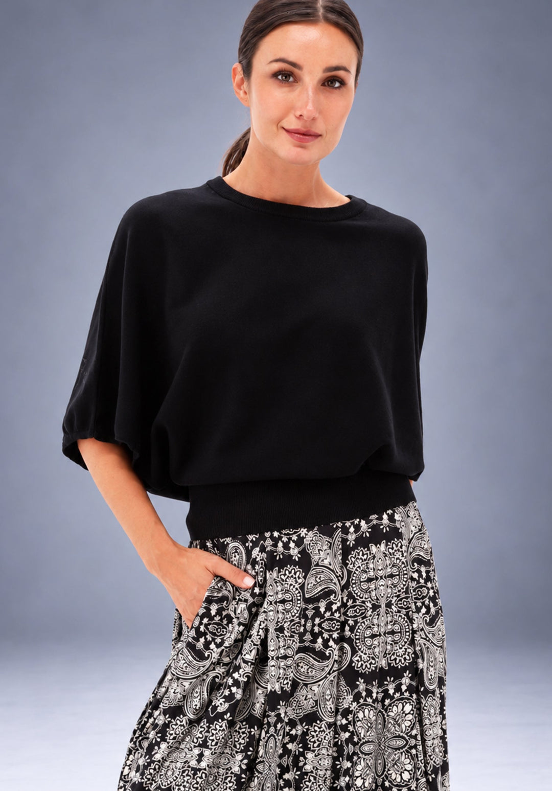 You're My Lobster — Maxi rok met paisley print — campagnebeeld P152