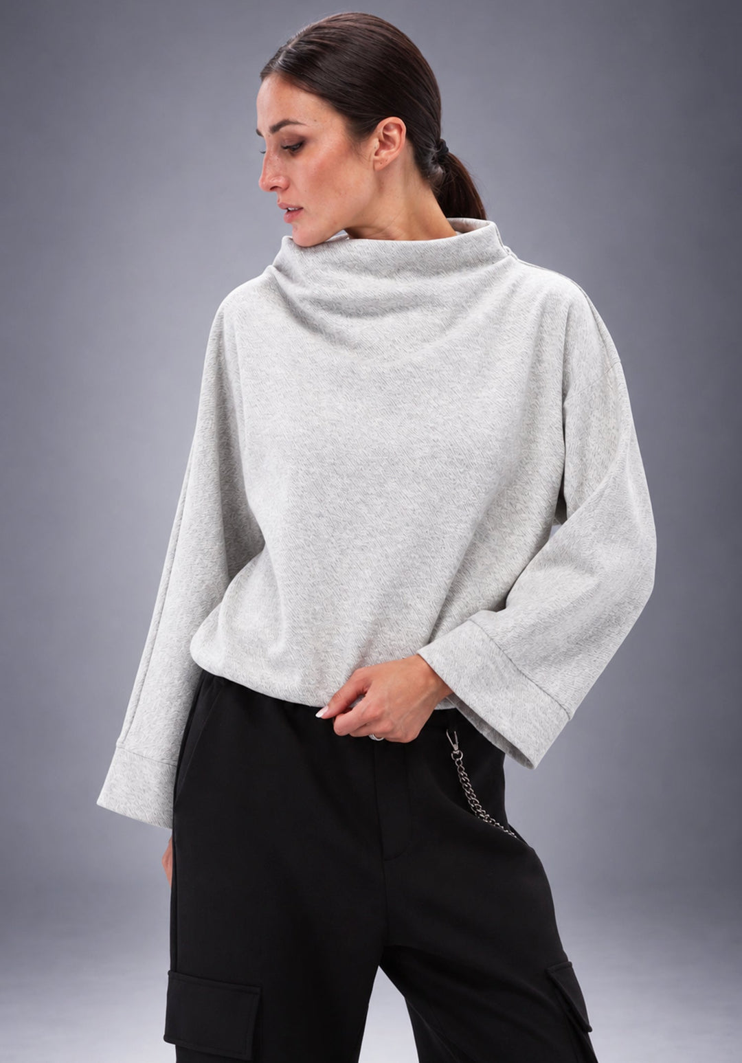 You're My Lobster — Soft touch top met kraag (Moonstruck) — campagnebeeld MOONSTRUCK