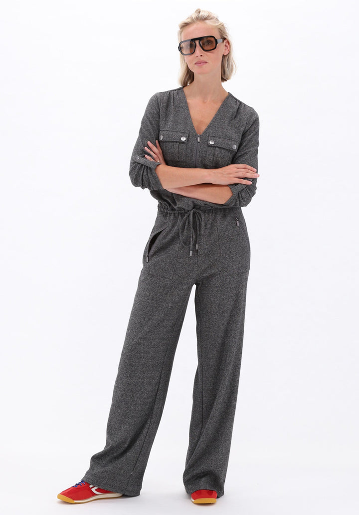 You're My Lobster — Soft touch spikkel jumpsuit — campagnebeeld DARKGREYMELANGE3