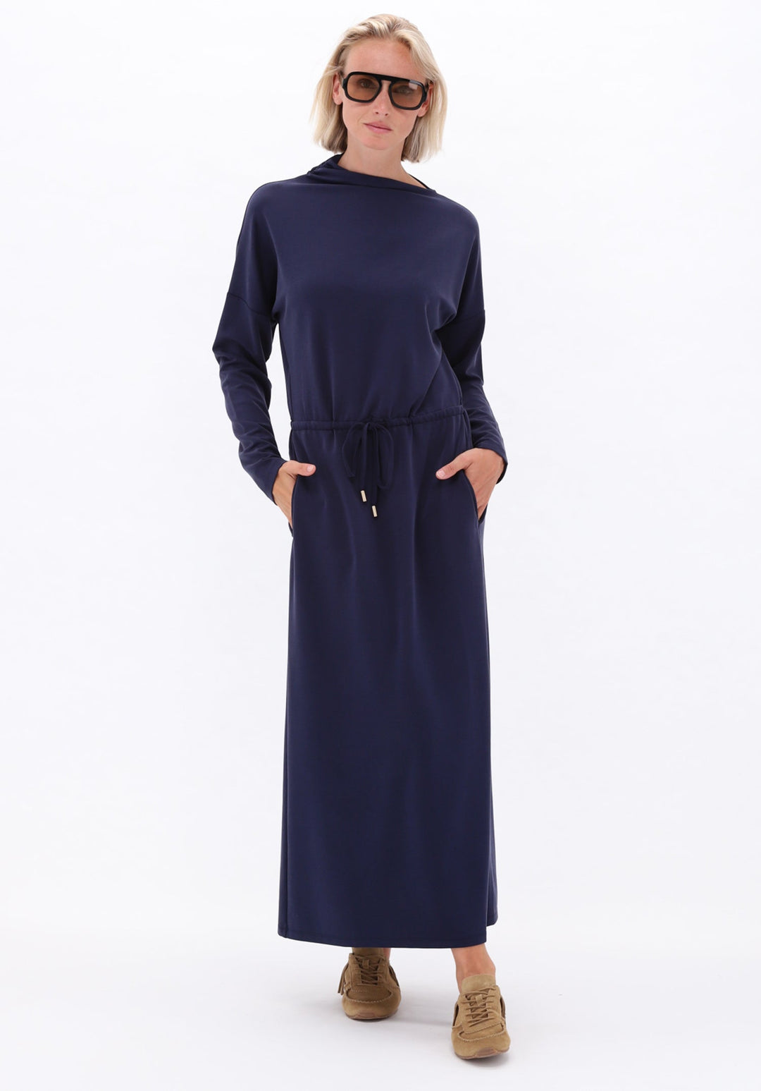 You're My Lobster — Soft touch maxi jurk — campagnebeeld NAVYBLAZER12