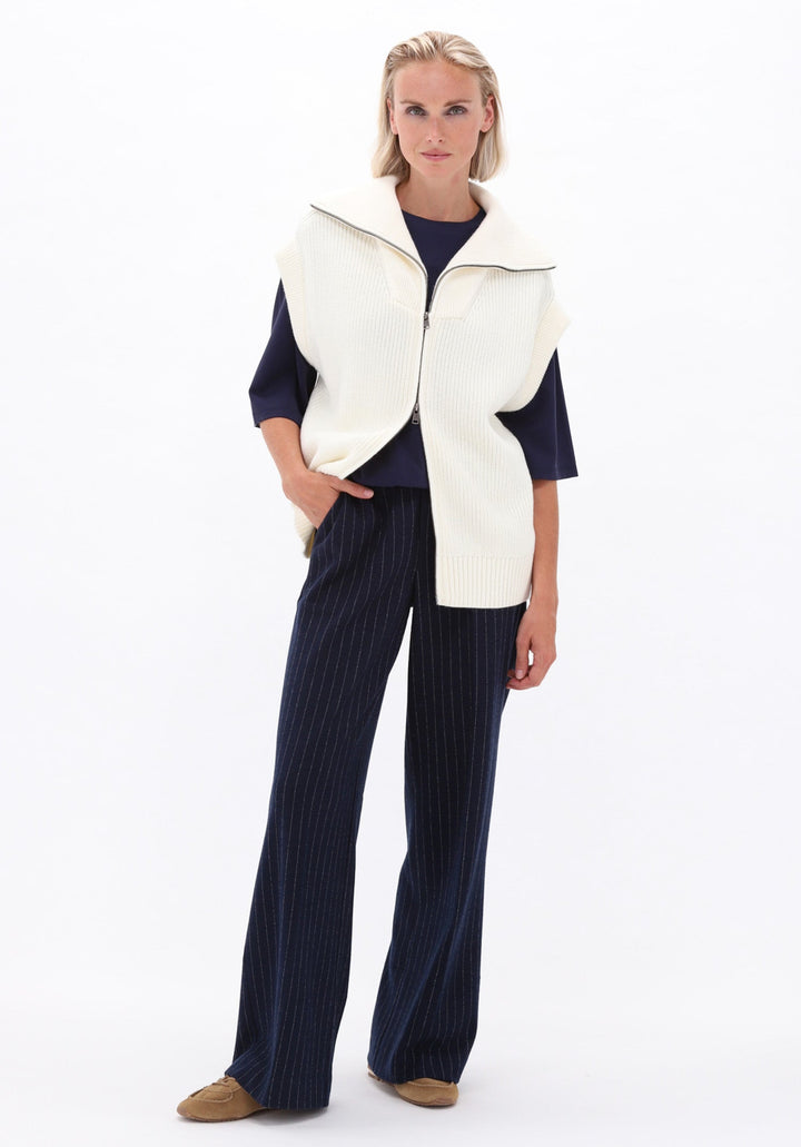 You're My Lobster — Soft touch top met ronde hals — campagnebeeld NAVY