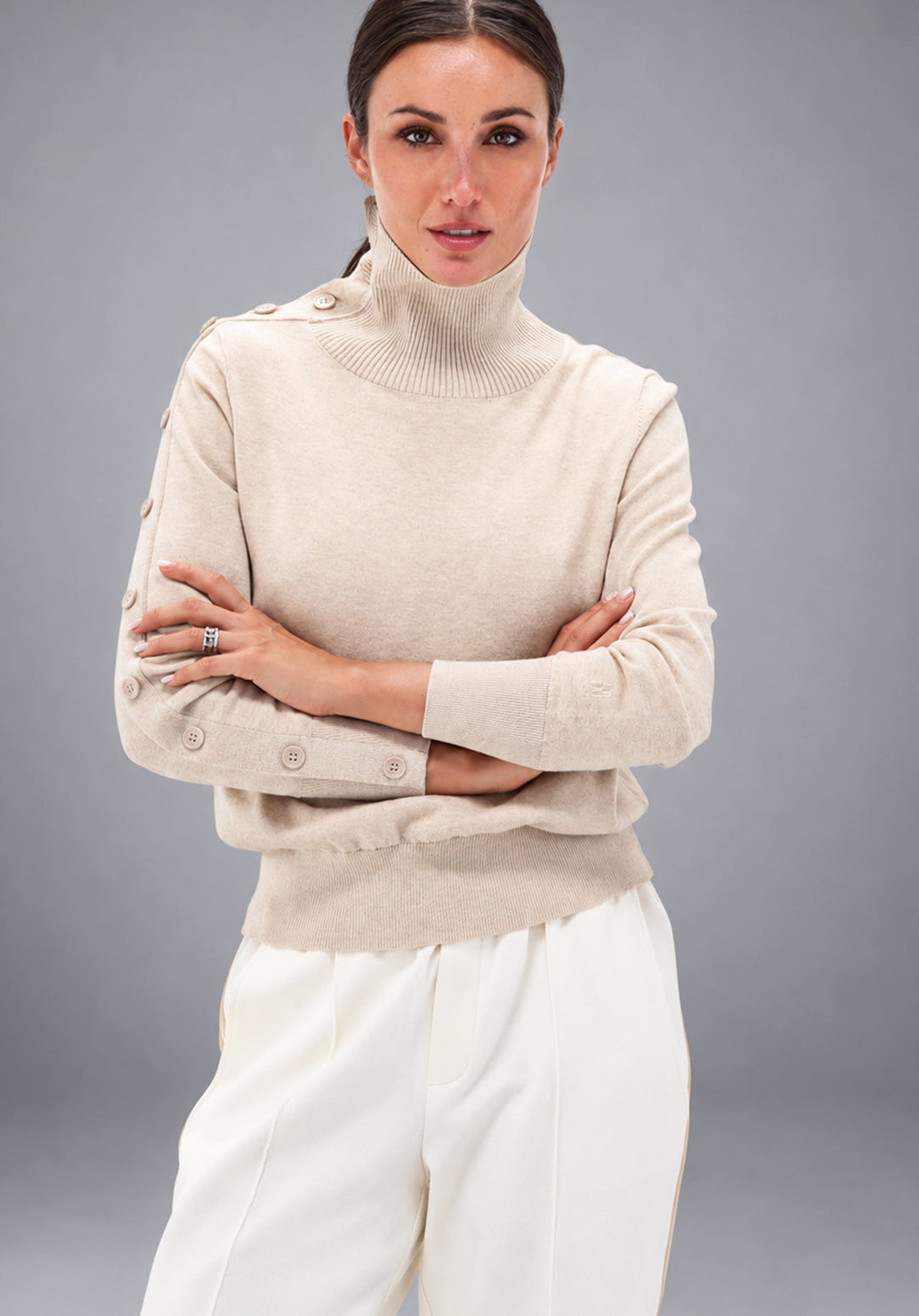 You're My Lobster — Pullover met knopen — campagnebeeld BUTTERCREAM37