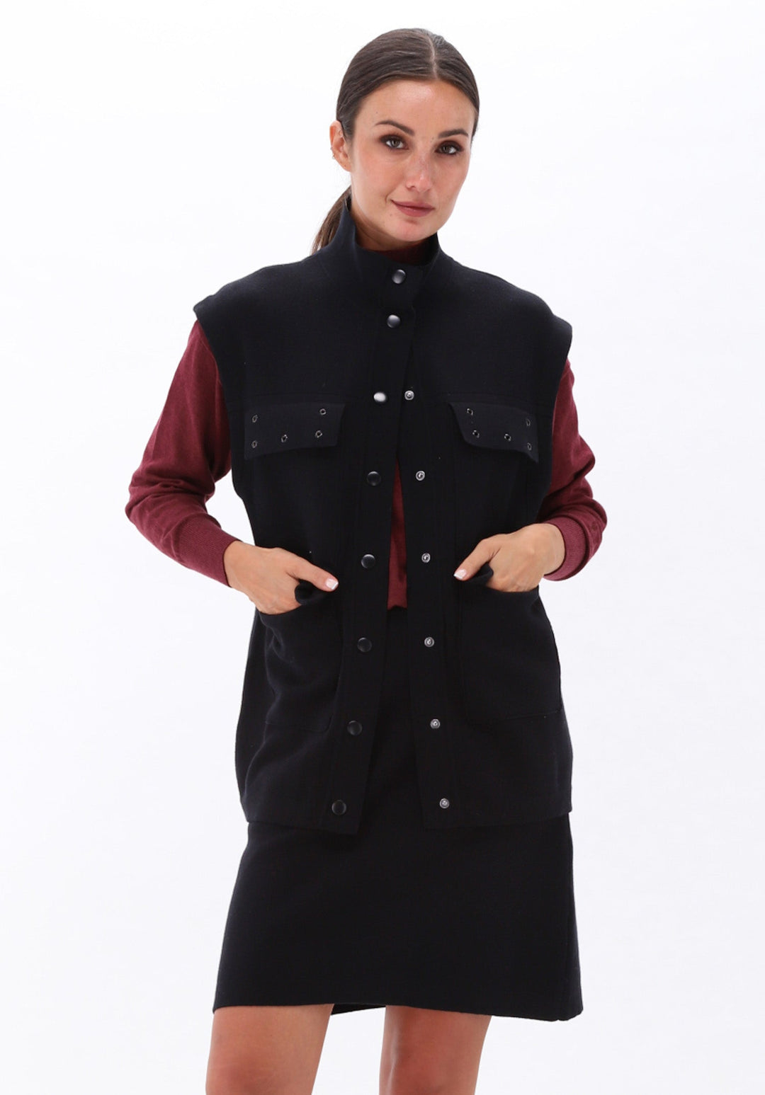 You're My Lobster — Gilet met fantasie — campagnebeeld BLACK