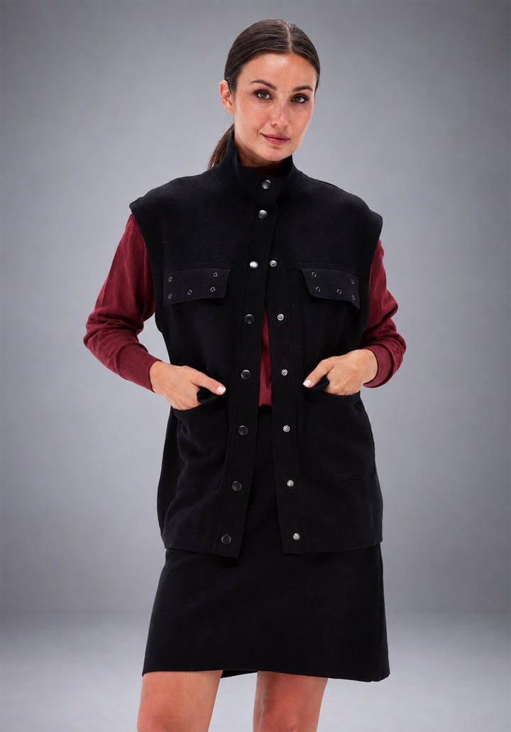 You're My Lobster — Gilet met fantasie — campagnebeeld BLACK