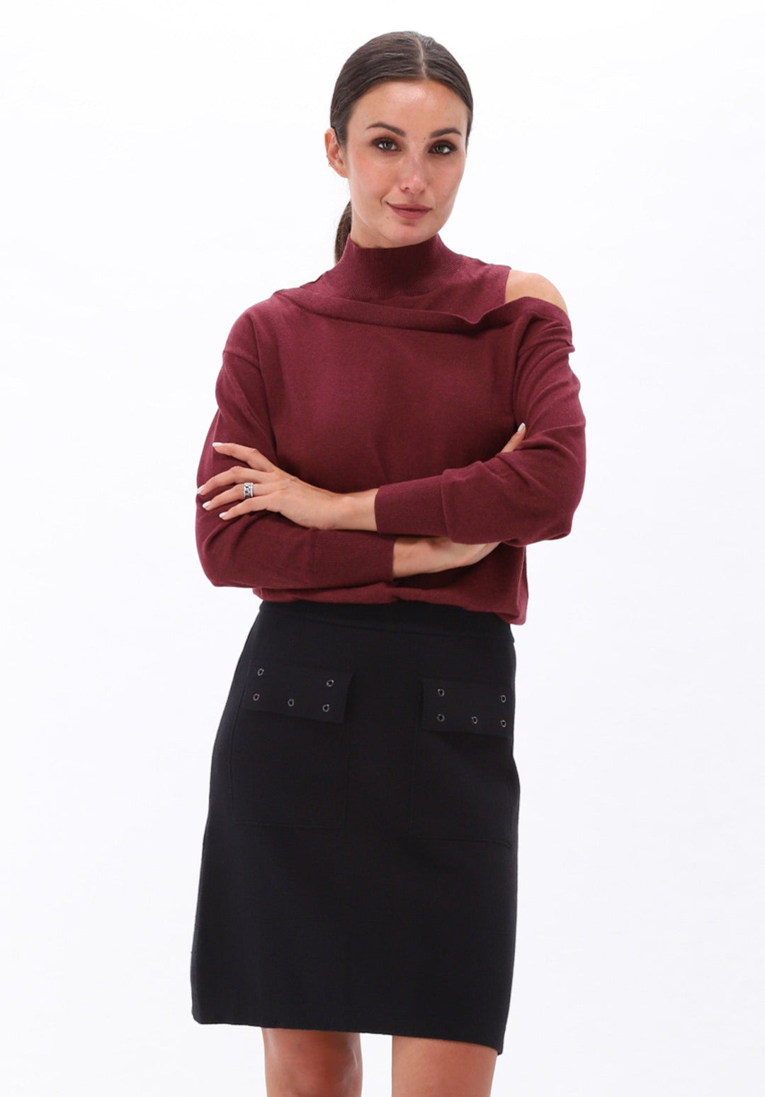You're My Lobster — Gebreide rok met fantasie — campagnebeeld BLACK15