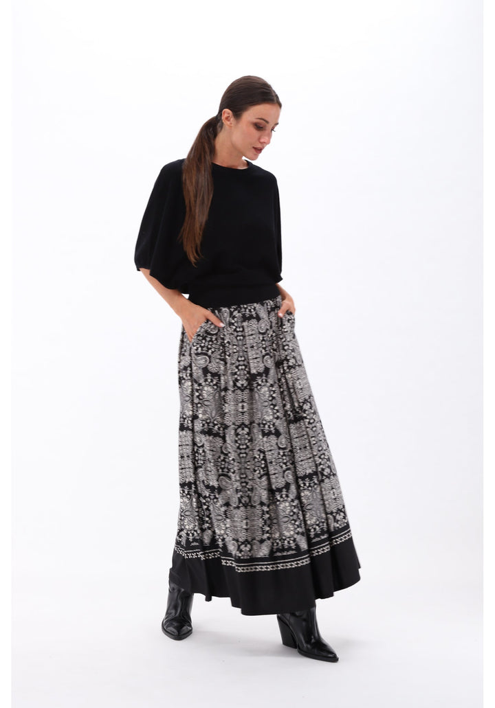 You're My Lobster — Pullover cape stijl — campagnebeeld BLACK