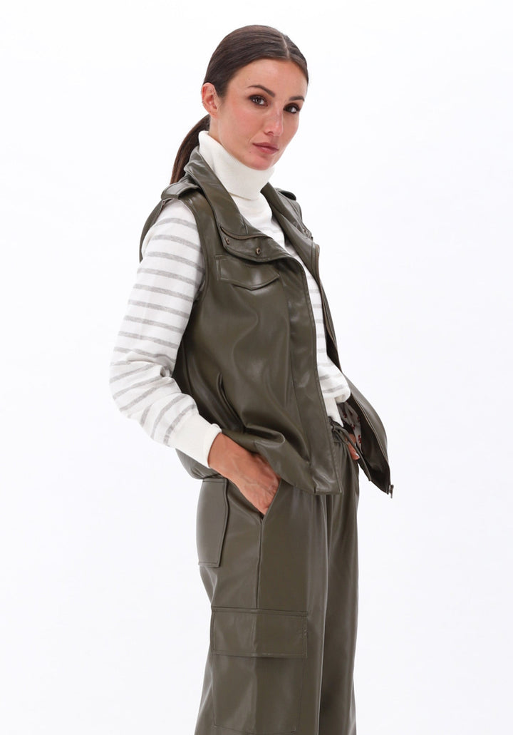 You're My Lobster — Pullover rolkraag met strepen — campagnebeeld ECRU