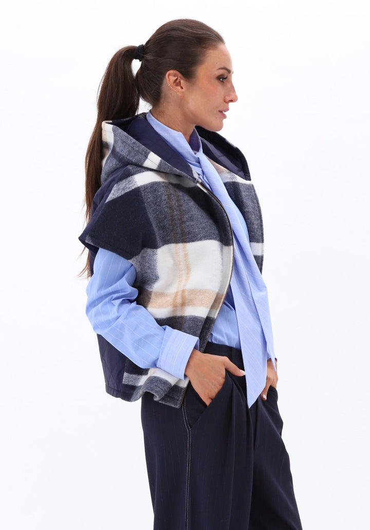 You're My Lobster — Vest met rits & kap — campagnebeeld DARKBLUE
