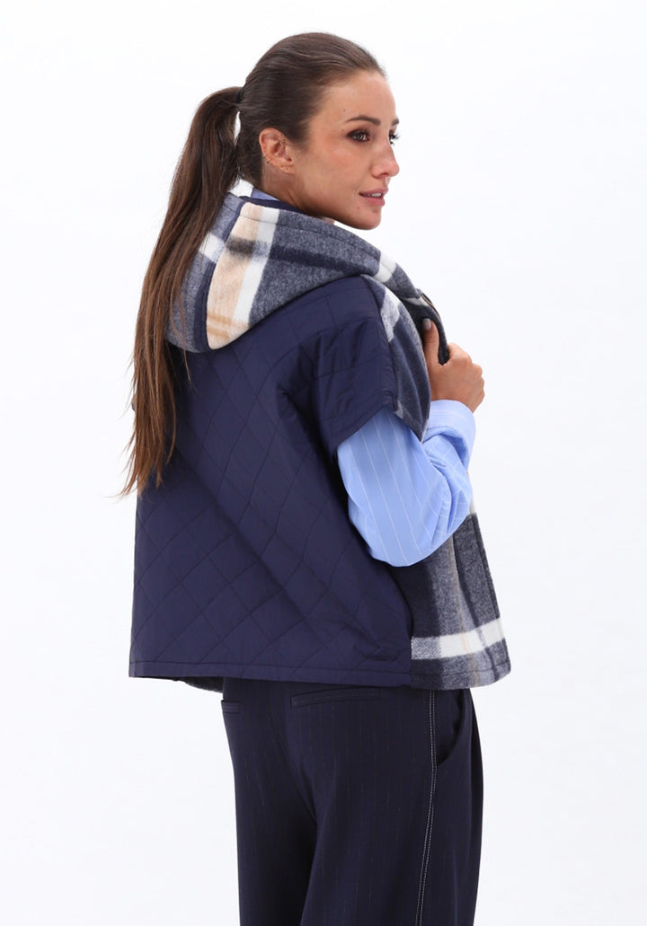 You're My Lobster — Vest met rits & kap — campagnebeeld DARKBLUE