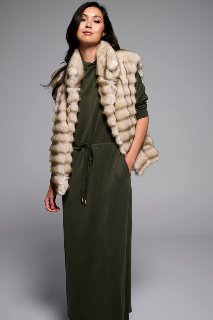 You're My Lobster — Bont gilet met zakjes — publicity cream dress