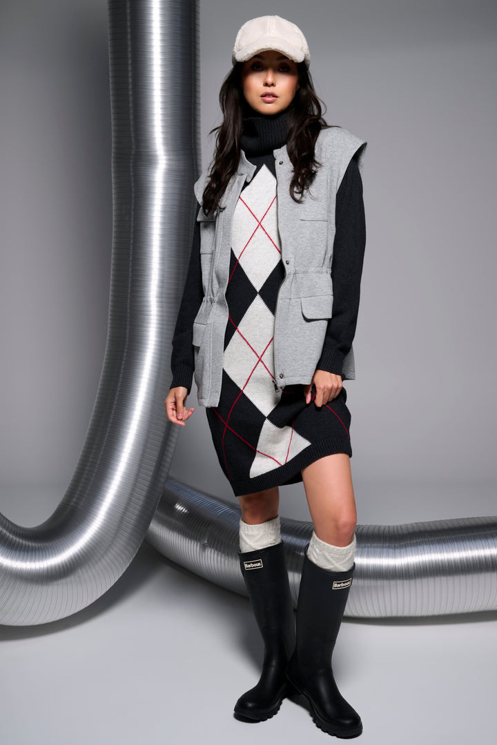 You're My Lobster — Vest met rits & zakken — publicity grey melange dress