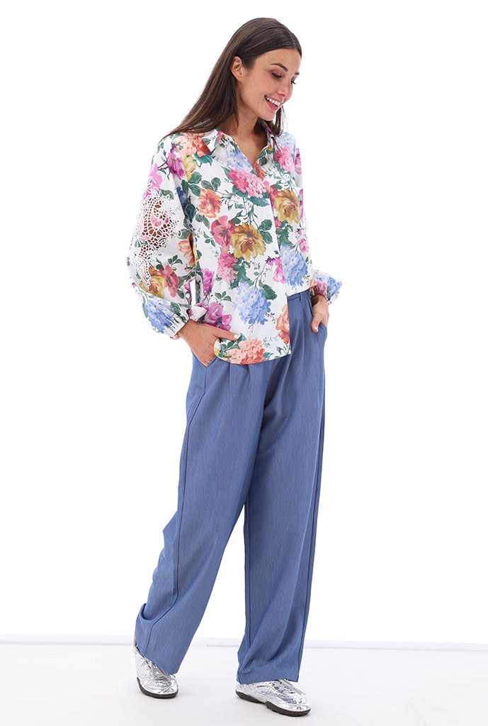 You're my lobster - Broek met plooien (C505L)