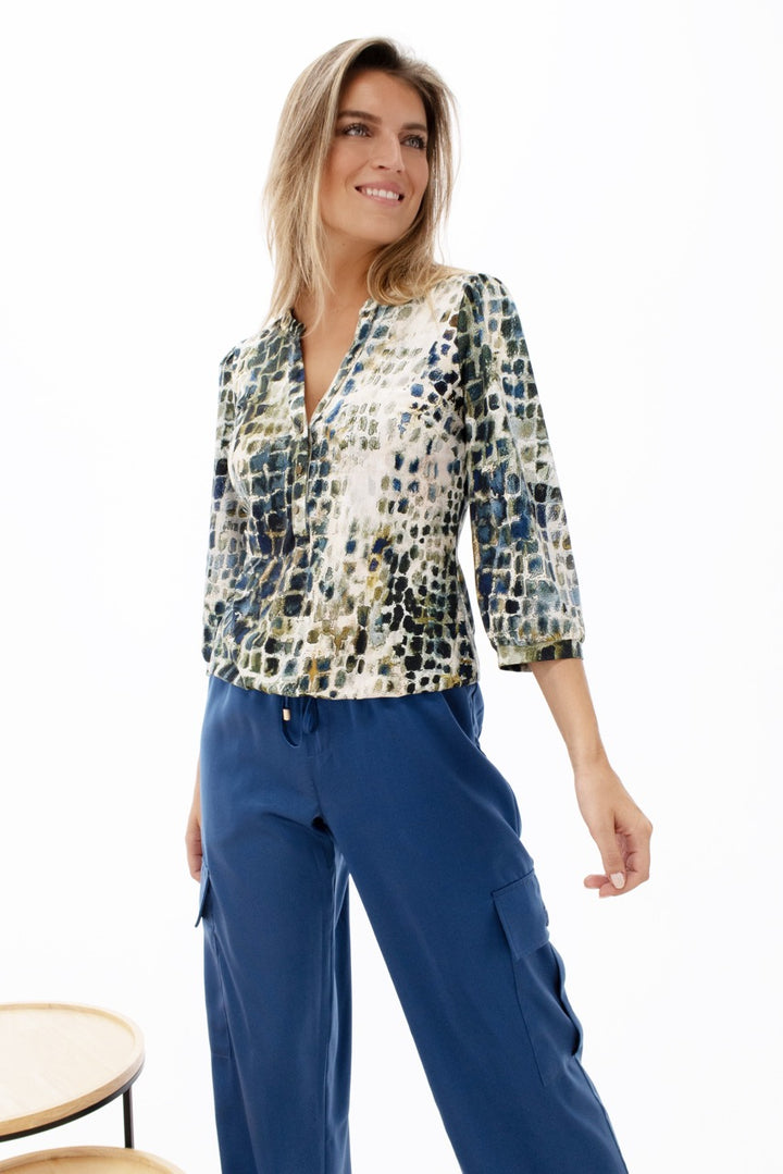 K-design - Topje met reptielenprint (Y104) - What Els!