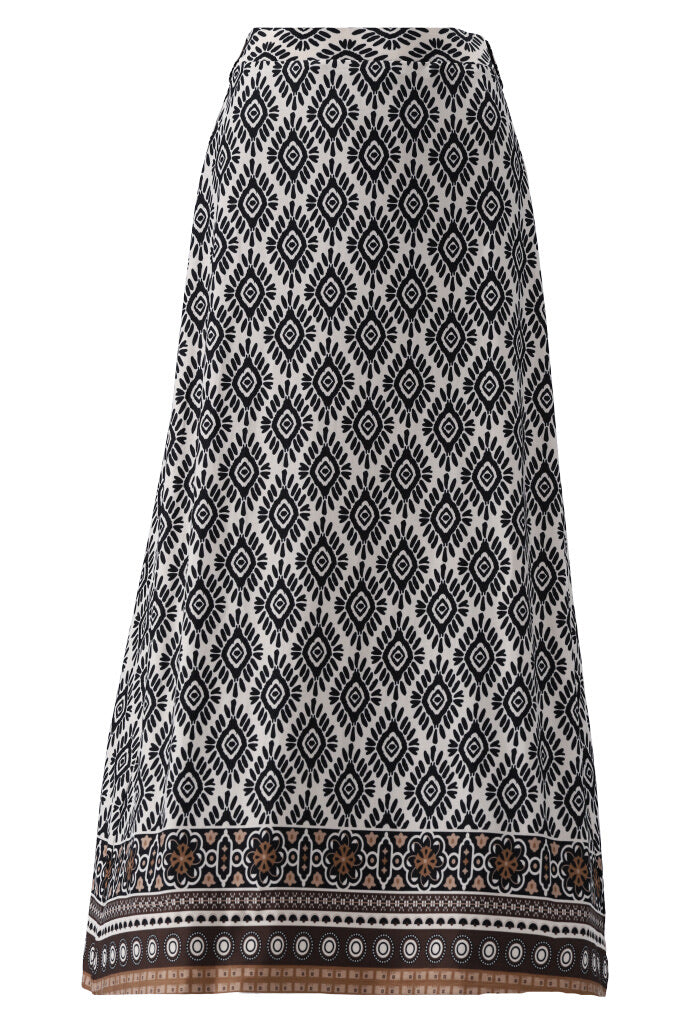 K-design - Rok met print en afneembare volumineuze voering (X331) - What Els!