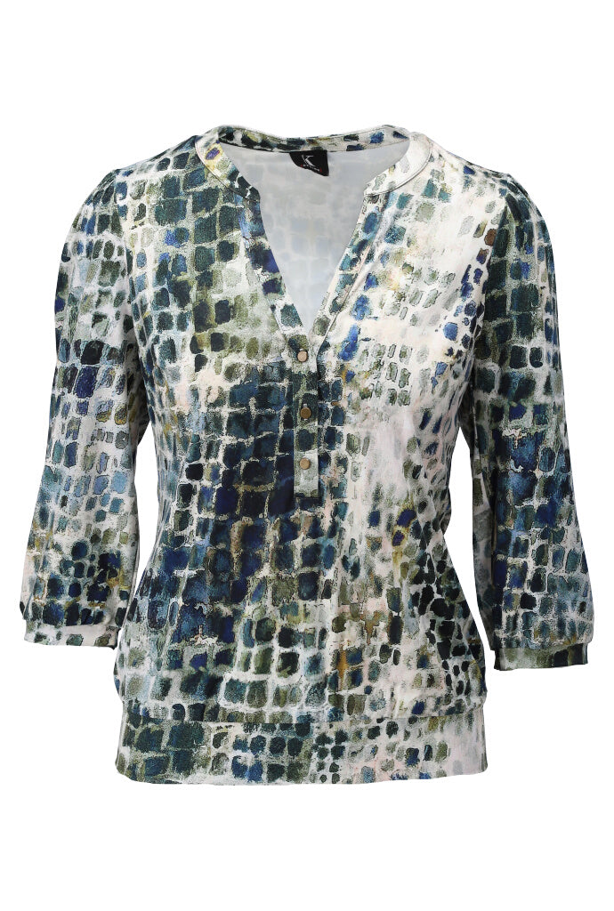 K-design - Topje met reptielenprint (Y104) - What Els!