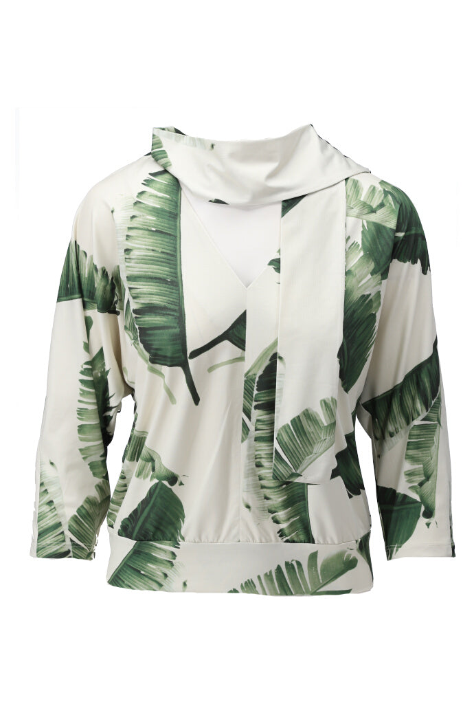 K-design - Topje met print en sjaaltje (Y389) - What Els!