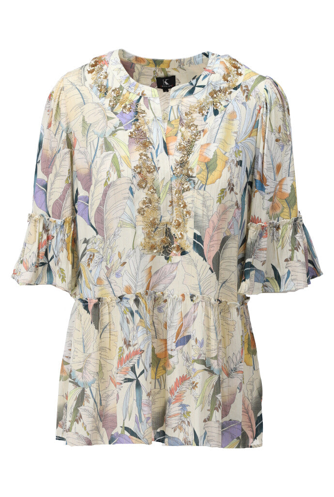 K-design - Topje boho en volant (Y702) - What Els!