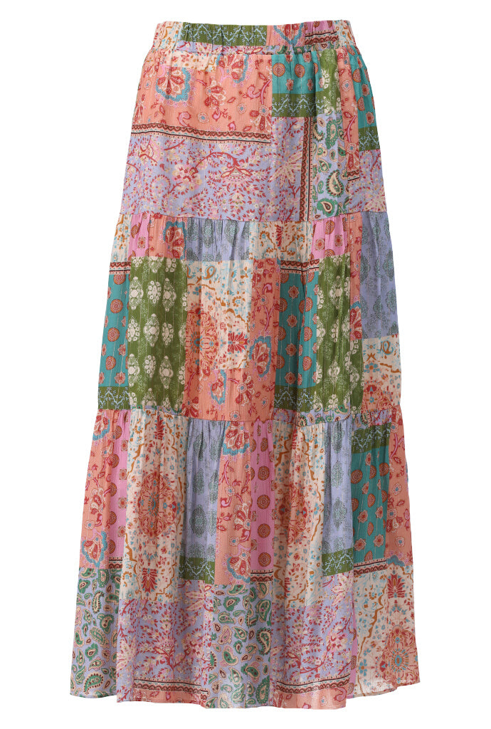 K-design - Rok met print en volant (Y704) - What Els!