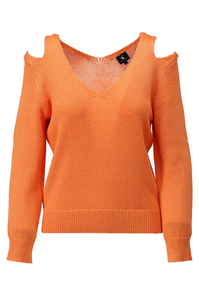 K-design - Pull met lurex en open schouder (Y800) - What Els!