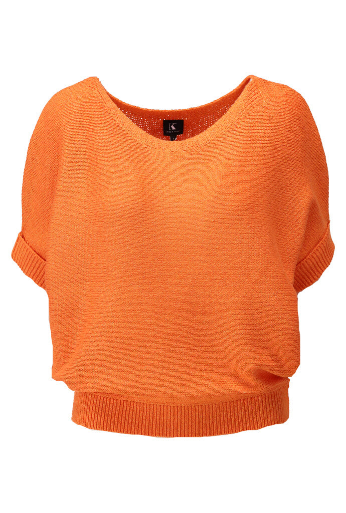 K-design - Pull met lurex breisel en dolman mouwen (Y802) - What Els!