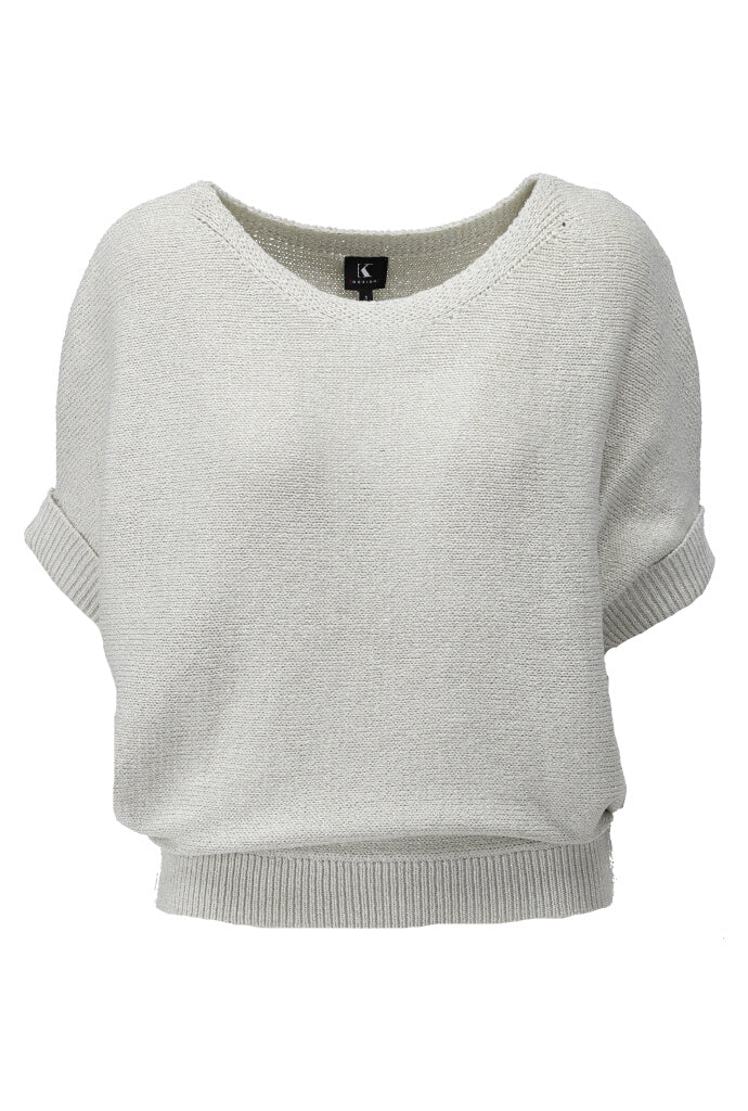 K-design - Pull met lurex en dolman mouwen (Y802) - What Els!