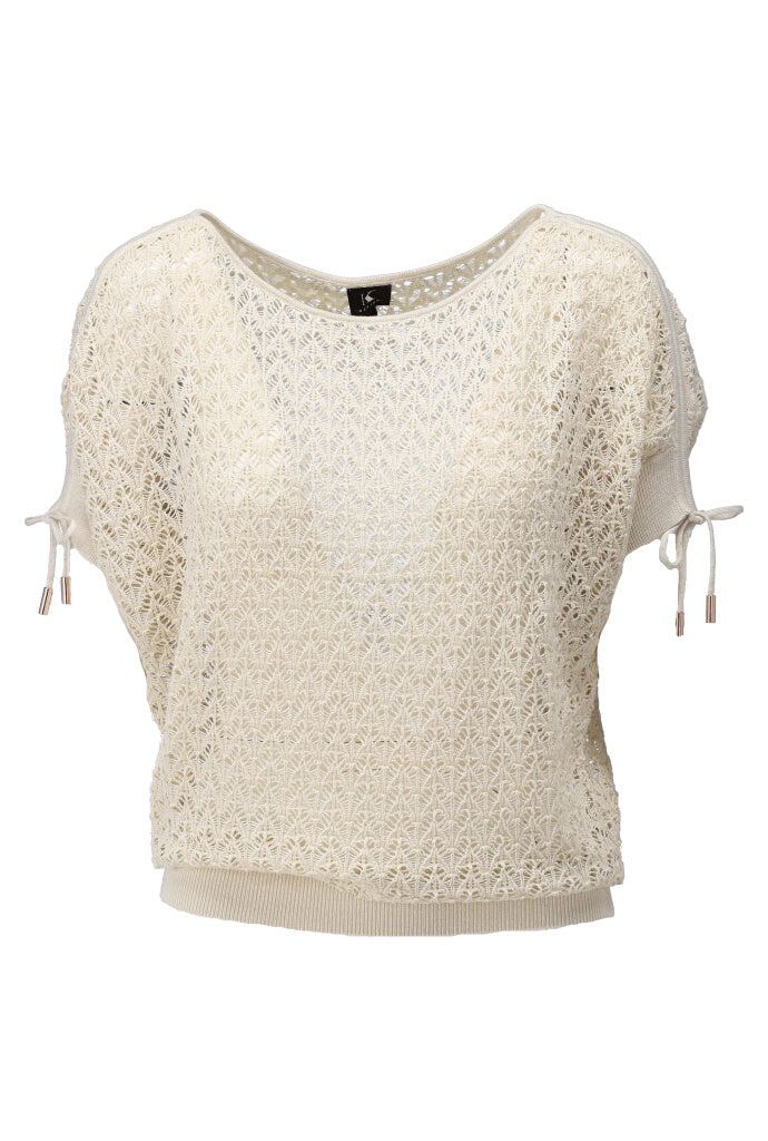 K-design - Topje met lurex en dolman mouwen (Y818) - What Els!
