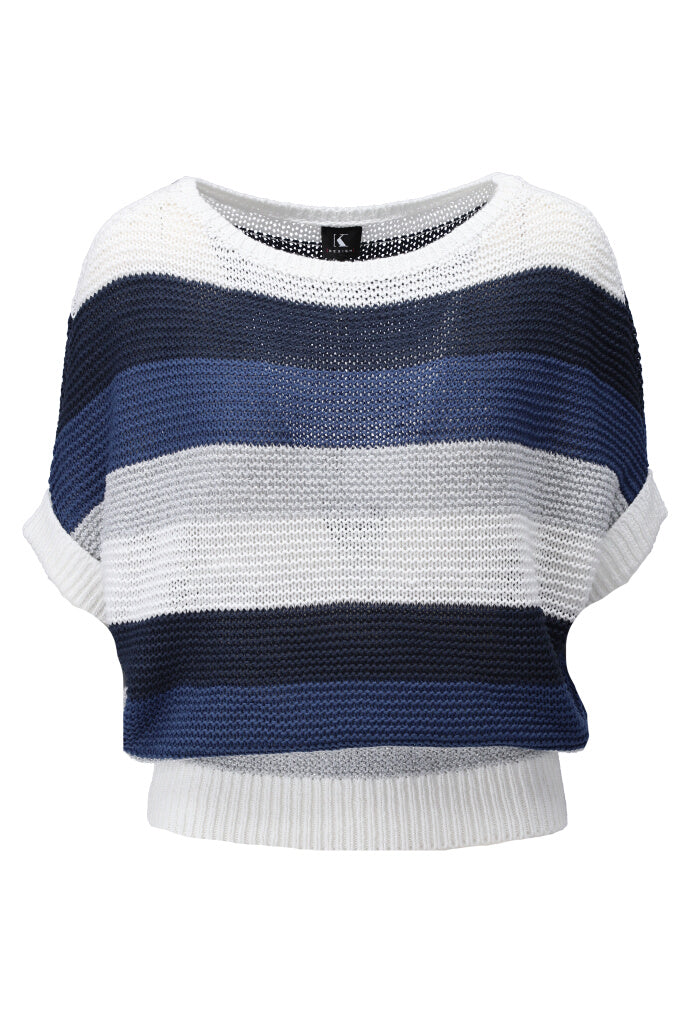 K-design - Gestreepte pull met dolman mouwen (Y820) - What Els!