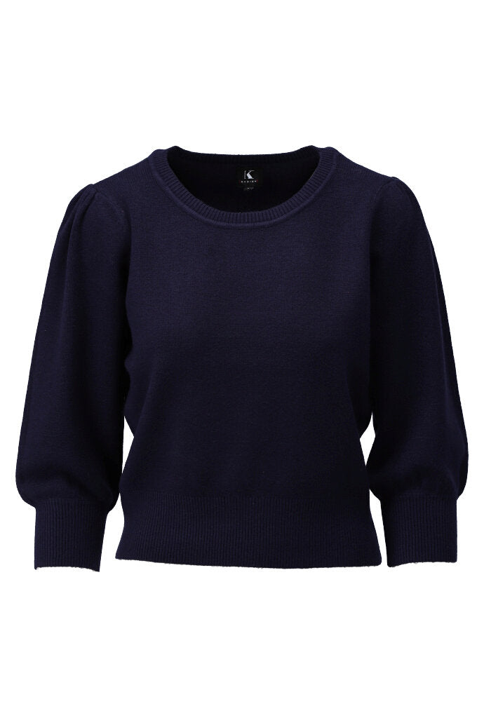 K-design - Pull met ronde hals (Y831) - What Els!