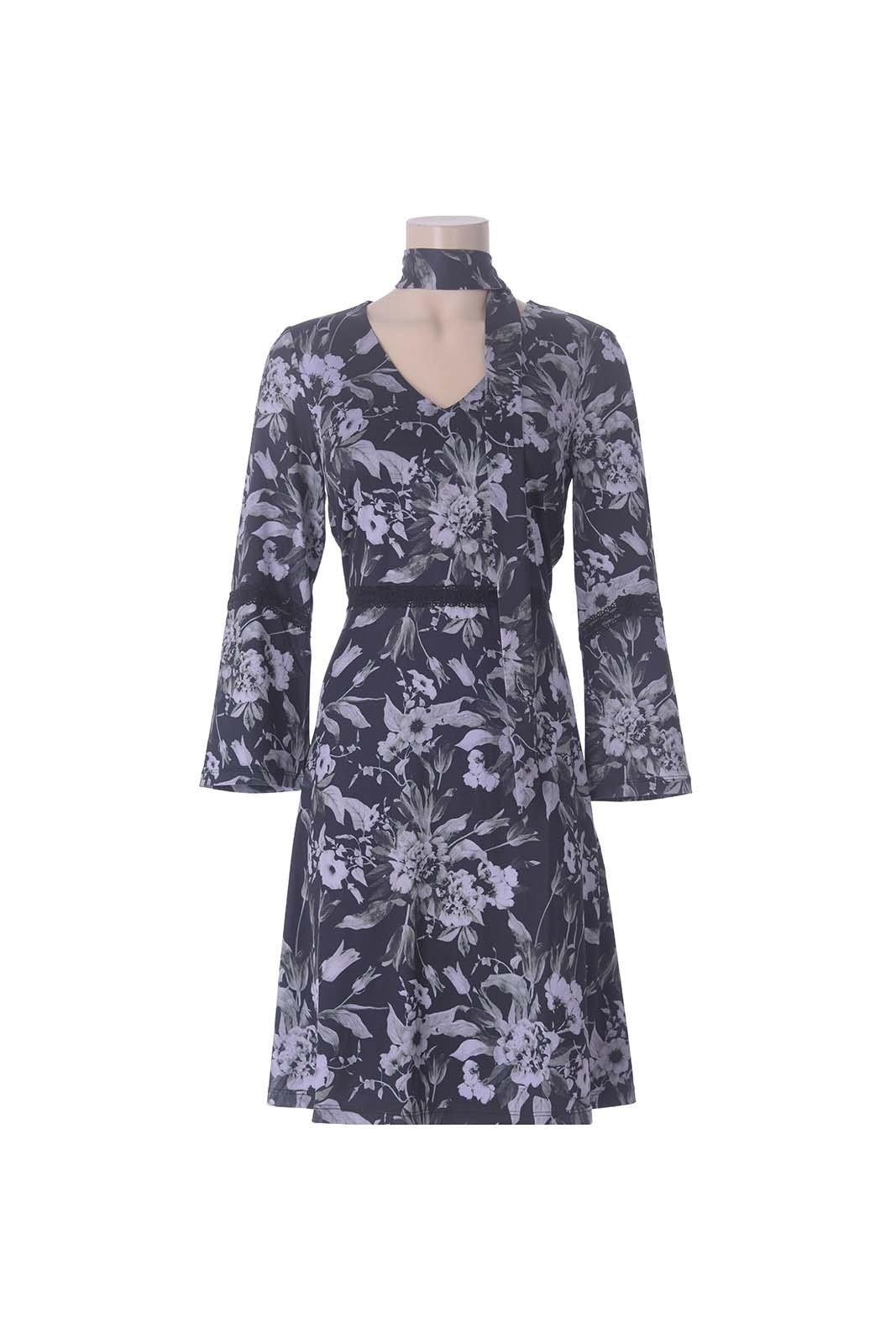 K-Design K-Design - Kleedje met kant en bloemenprint (R603) - What Els!