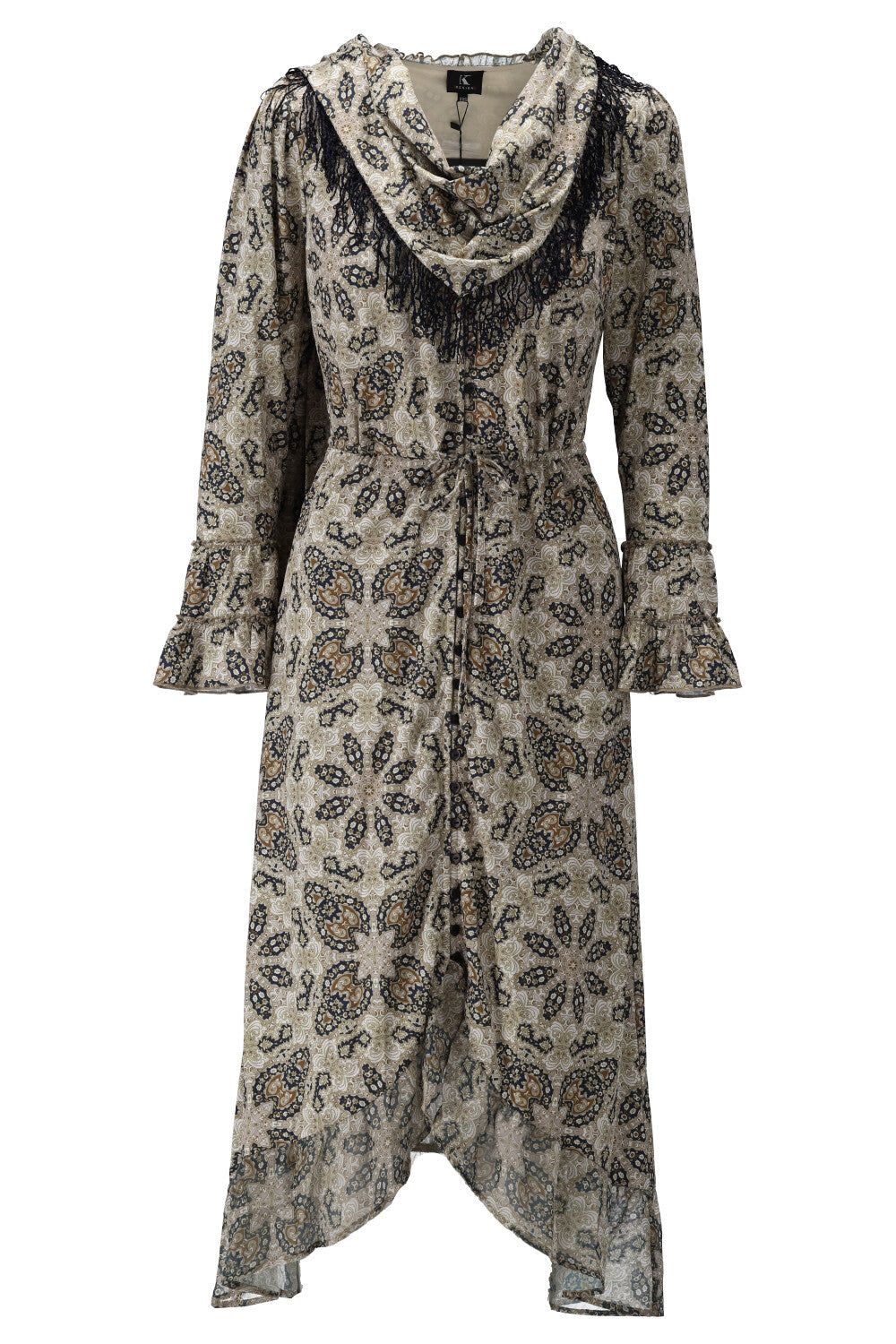 K-Design K-Design - Maxi dress met print (V105) - What Els!