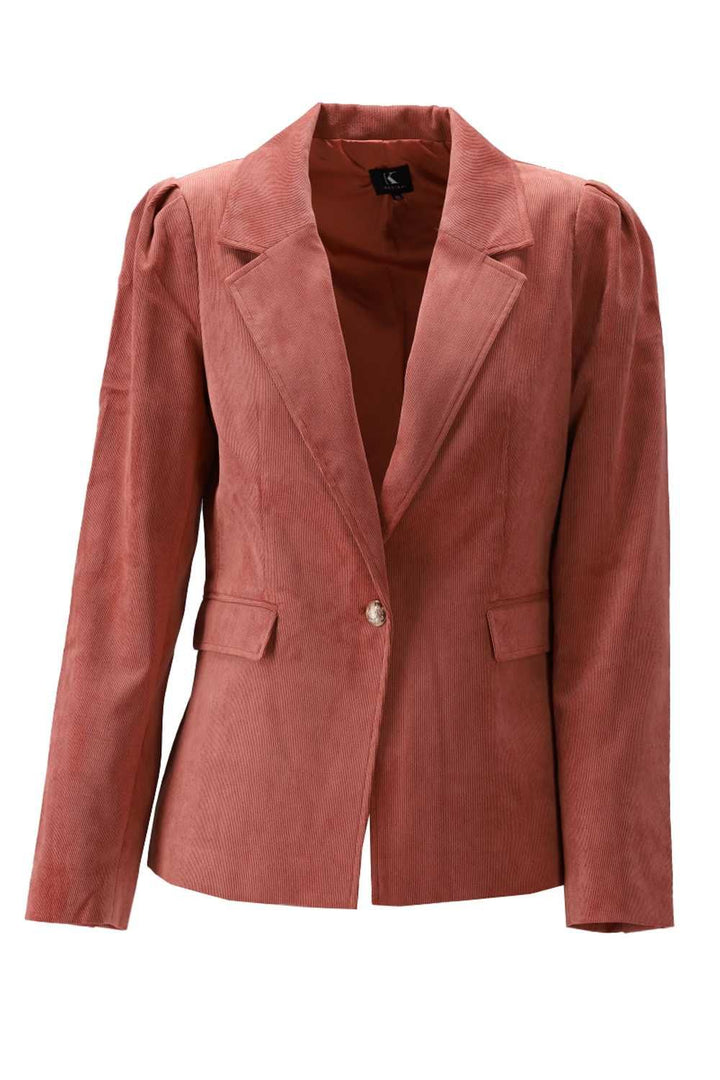 K-Design K-Design - Blazer met ribstructuur (V651) - What Els!