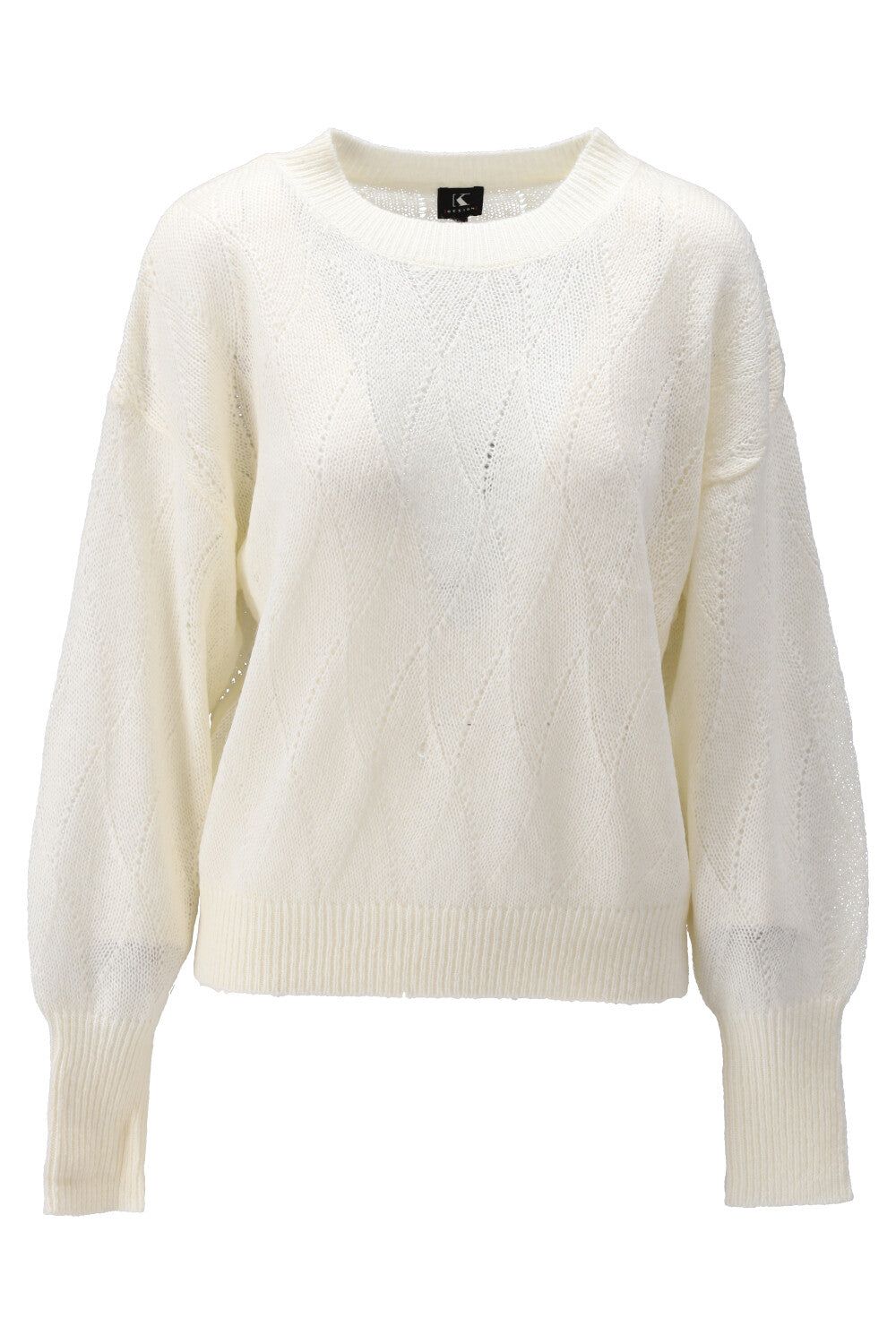 K-Design K-Design - Pull met ronde hals (V800) - What Els!