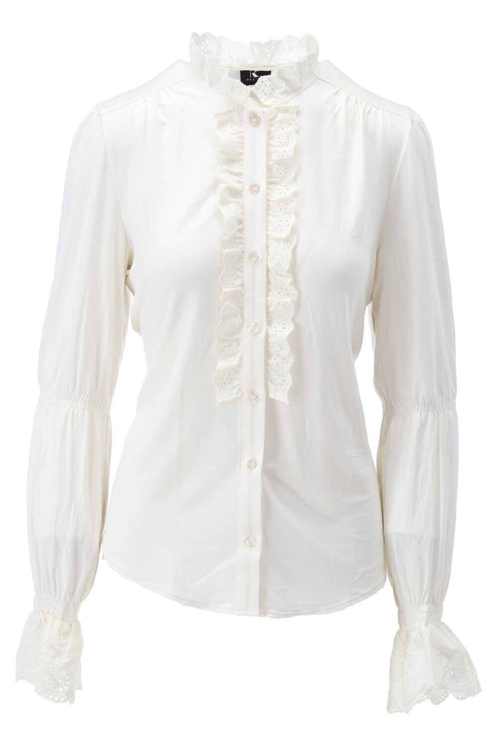 K-Design K-Design - Blouse met speciale hals en manchet (V882) - What Els!