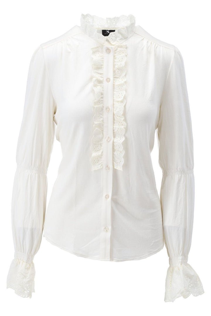 K-Design K-Design - Blouse met speciale hals en manchet (V882) - What Els!