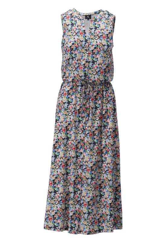 K-Design K-Design - Maxi dress met bloemenprint en volant (W223) - What Els!