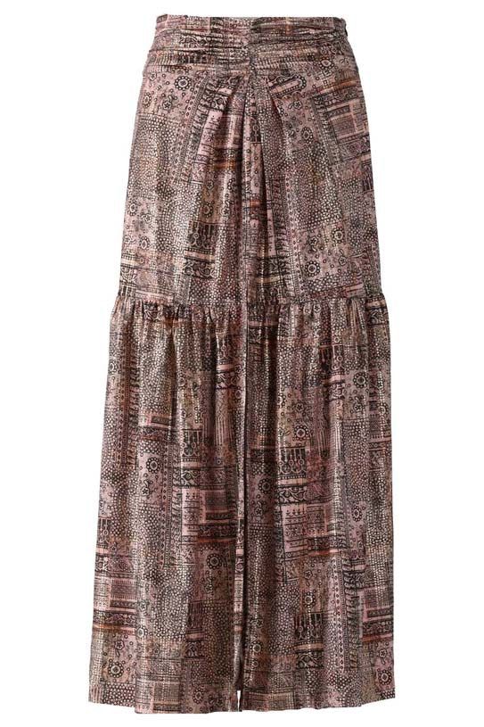 K-Design K-Design - Lange rok met boho print en volant (W390) - What Els!